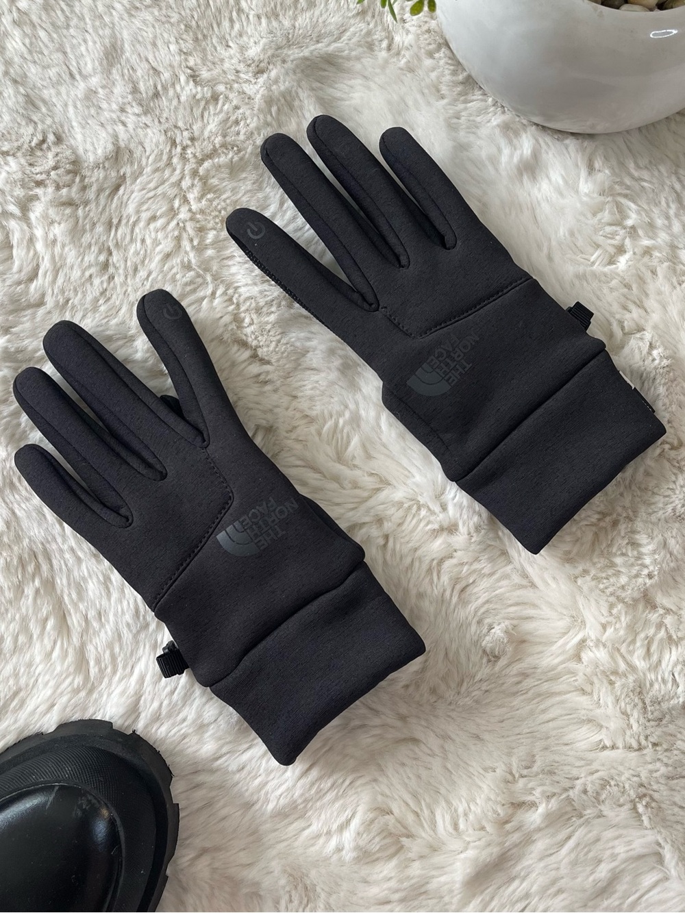 The North Face Etip Recycled Black Gloves S